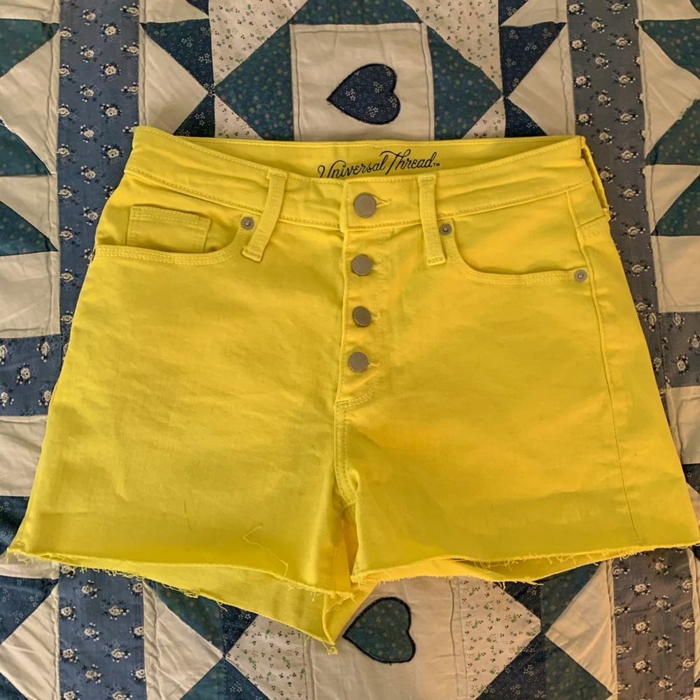 Women’s Yellow Cutoffs